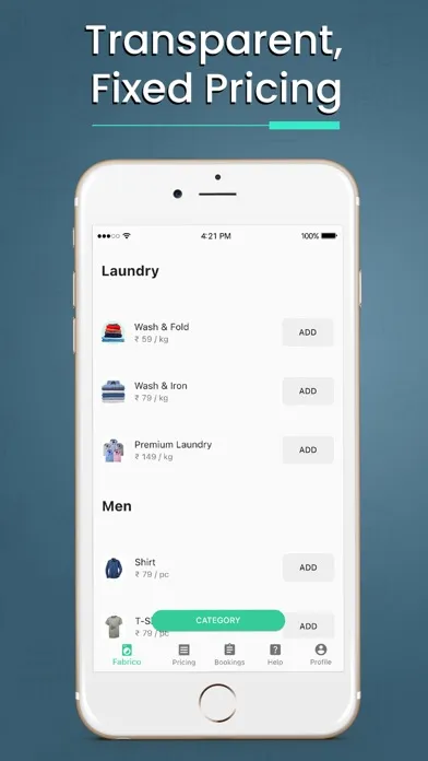 Fabrico Laundry & Dryclean سکرین شاٹس