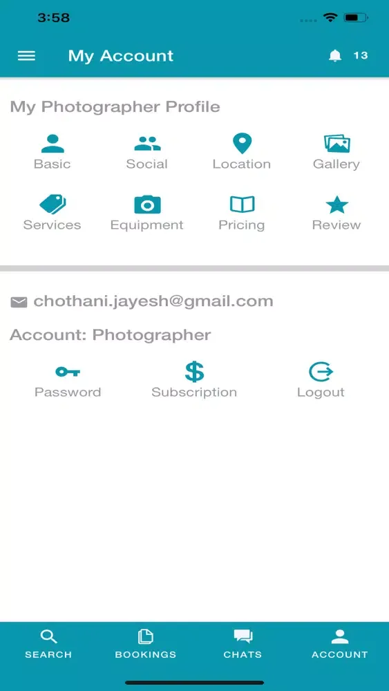 Find Photographers Screenshots