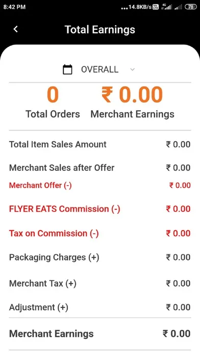 Flyer Eats - RESTAURANT APP Screenshots