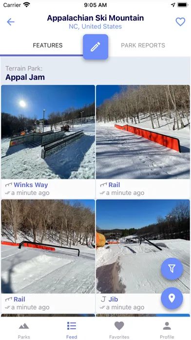 ภาพหน้าจอของ Ullr - Terrain Park Reports