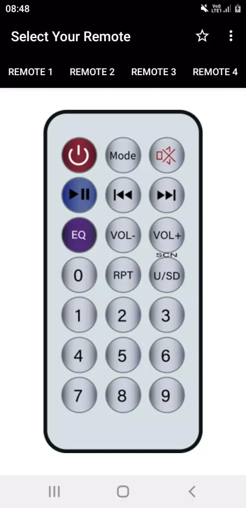 Tangkapan layar MP3 Player Remotes