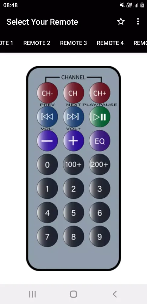 Tangkapan layar MP3 Player Remotes