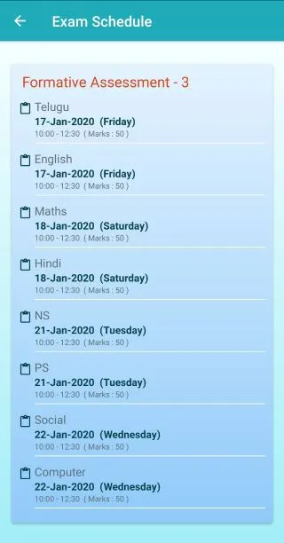 Prerana Public School Screenshots