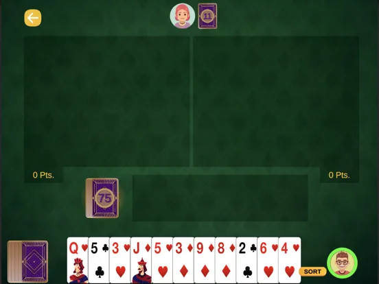 Capturas de tela do Bukharo : Indian Buraco iPad 