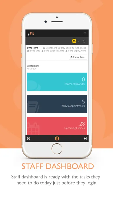 gFit - Club and Gym Management Software स्क्रीनशॉट