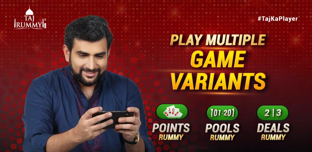 Taj Rummy: Real Cash Rummy App Screenshots