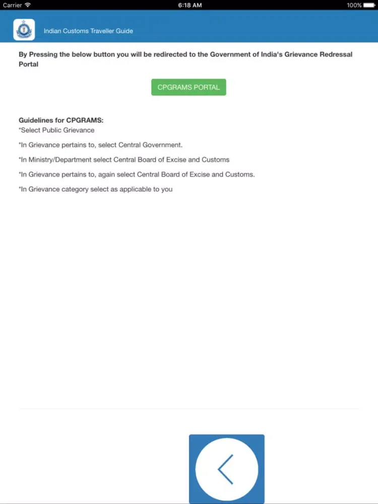 Screenshot di Indian Customs Traveller Guide iPad 