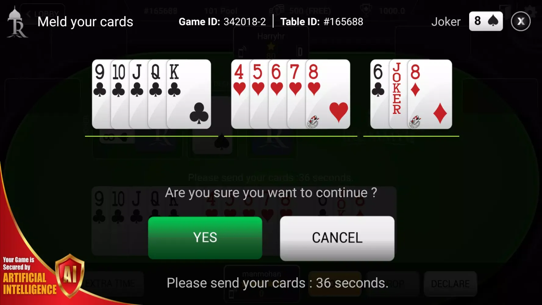 Zrzuty ekranu Taj Rummy