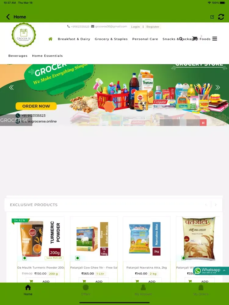 Capturas de pantalla de GROCER SE iPad 