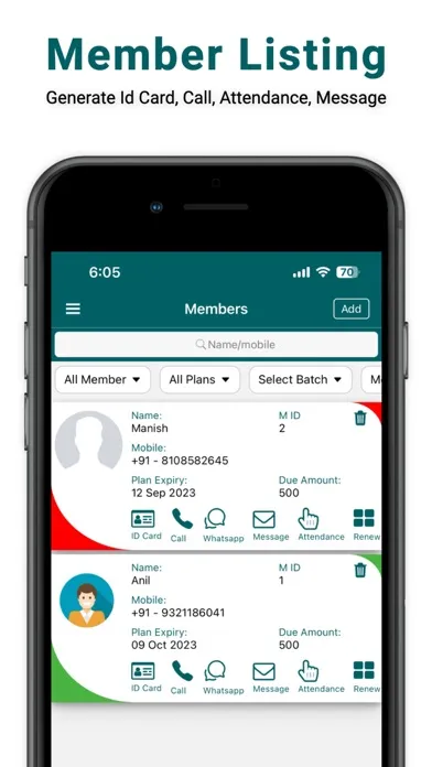 GymBook Gym Management App স্ক্রিনশট