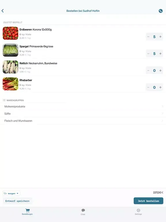 HIER · Lokale Lieferanten iPad  স্ক্রিনশট
