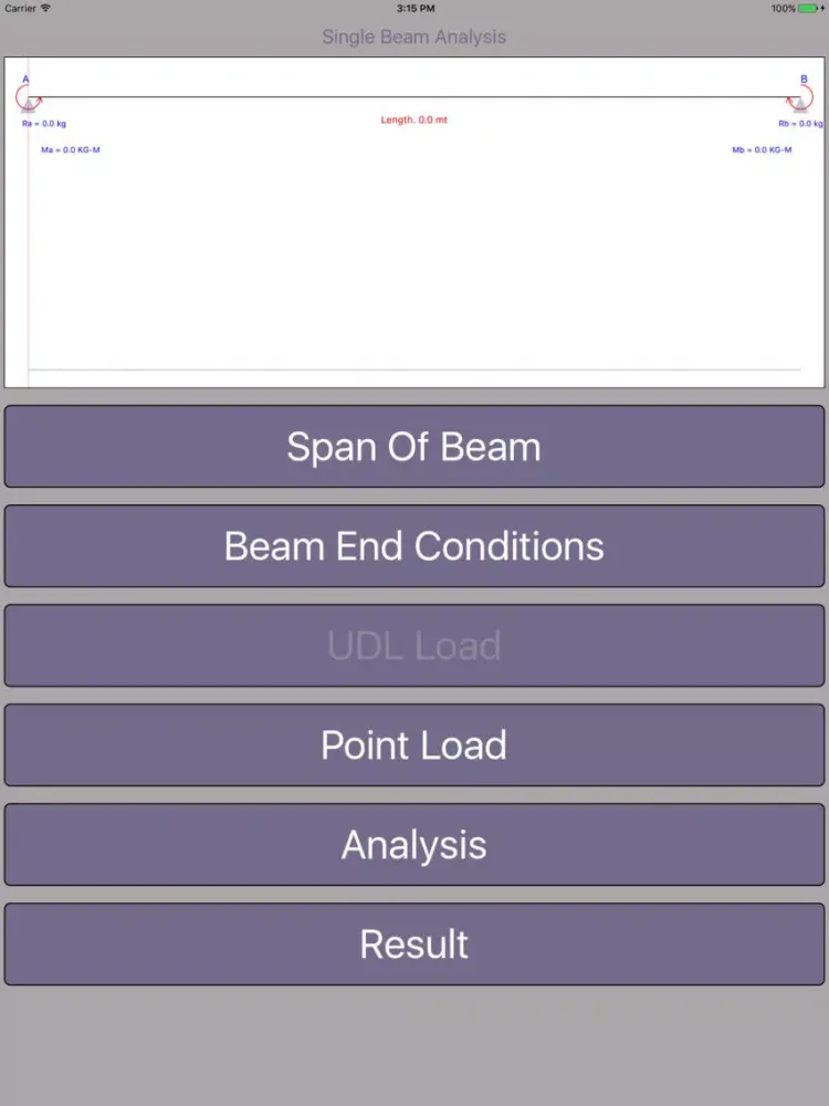 صور SimpleBeamAnalysis iPad