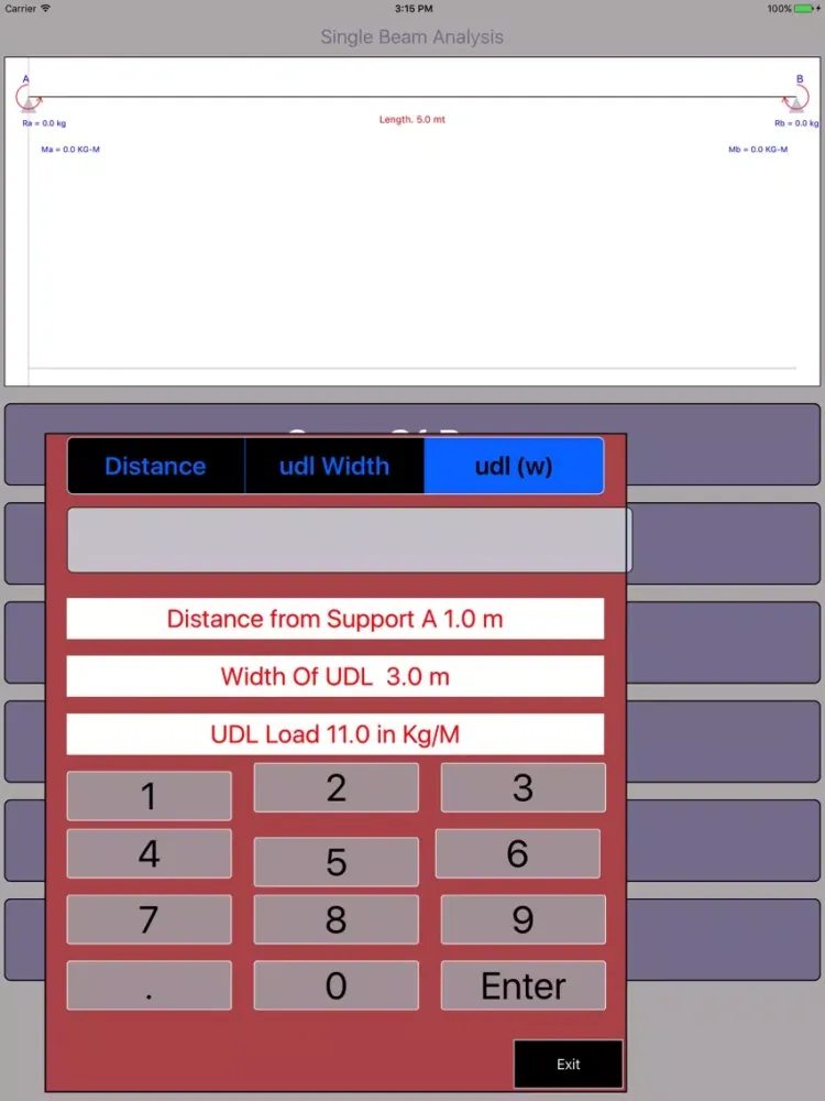 صور SimpleBeamAnalysis iPad