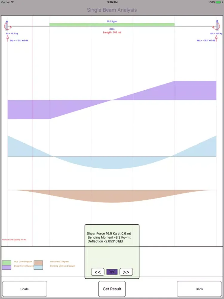 صور SimpleBeamAnalysis iPad