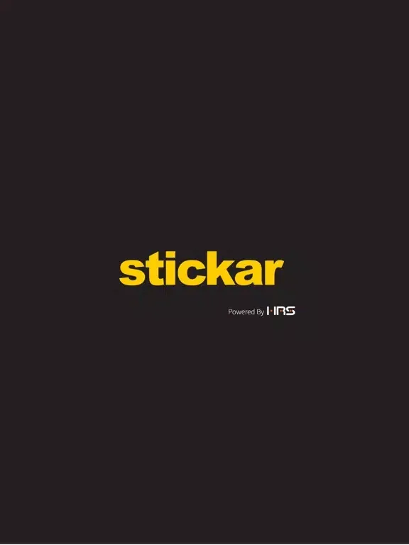 Tangkapan skrin stickar™ iPad 