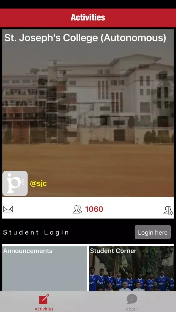Capturas de tela do St.Josephs College(Autonomous)