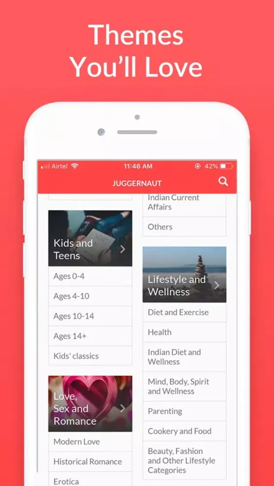 Capturas de pantalla de Read & Grow by Juggernaut