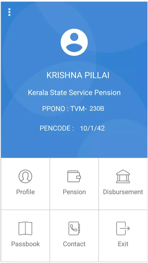 Captures d'écran de Kerala Pension