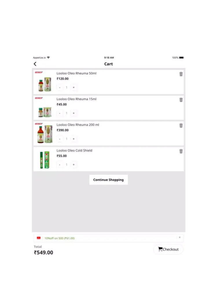 Looloo Herbal iPad  スクリーンショット