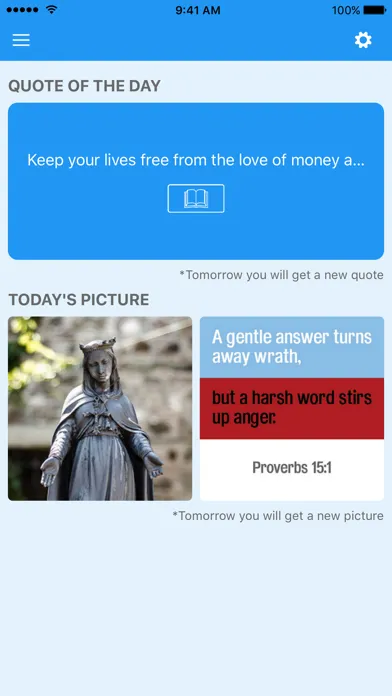 Zrzuty ekranu Daily Holy Bible Verses & word