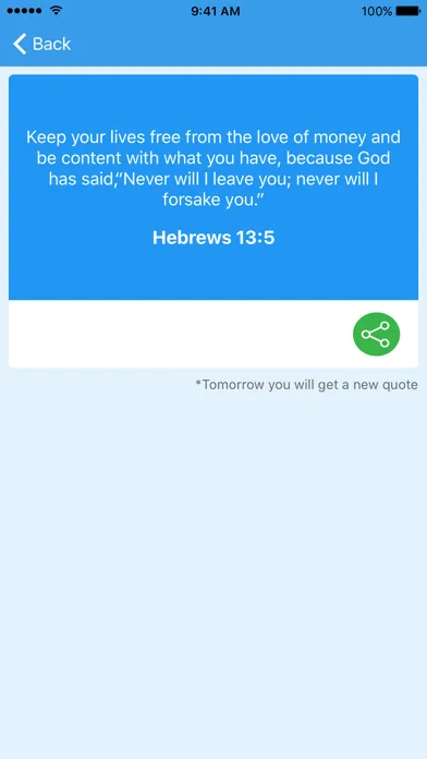 Zrzuty ekranu Daily Holy Bible Verses & word