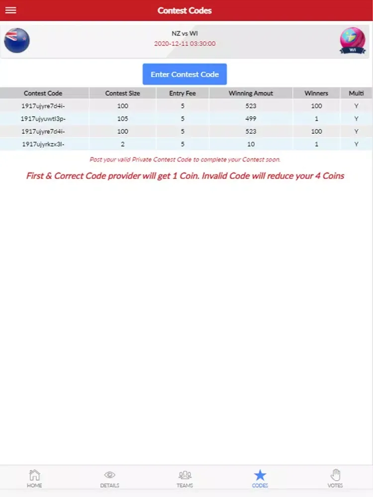 Possible11 Dream11 Prediction iPad  스크린샷