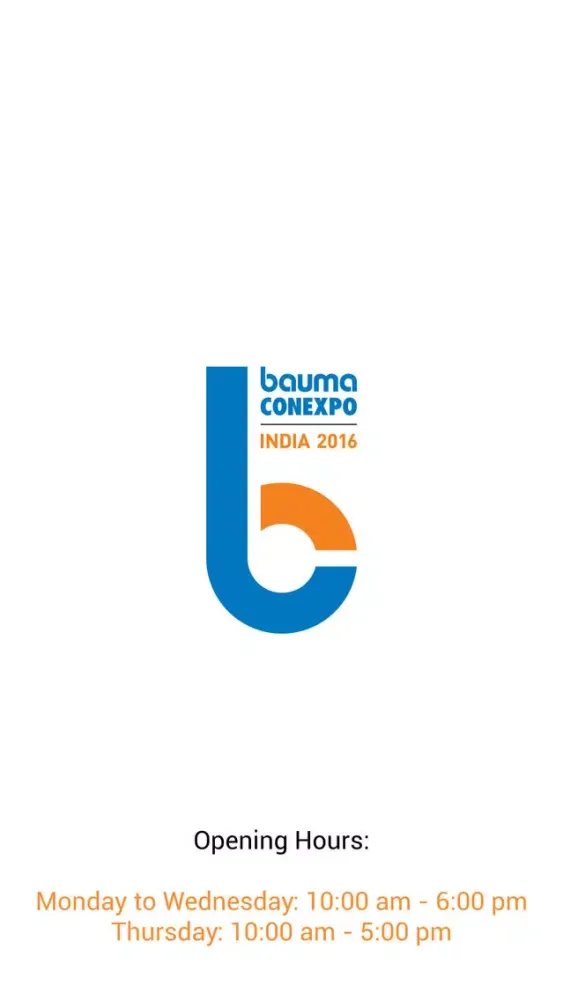 BAUMA CONEXPO INDIA 2016 스크린샷