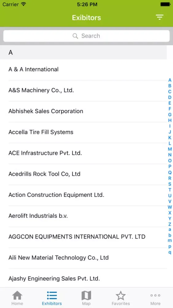 BAUMA CONEXPO INDIA 2016 스크린샷