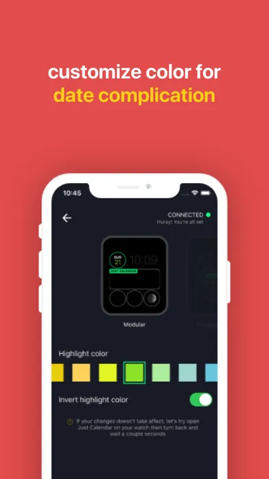 Just Calendar + Complications स्क्रीनशॉट