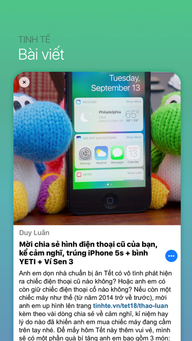 Tangkapan layar Tinh Tế News