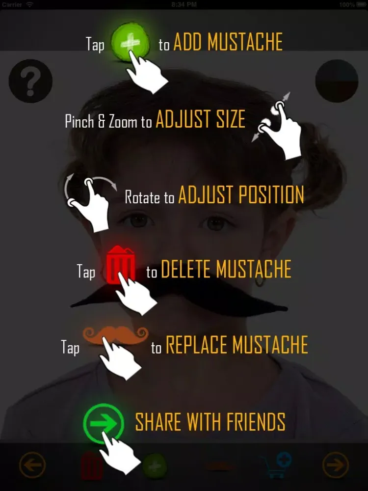 Mustache Mania! iPad  স্ক্রিনশট