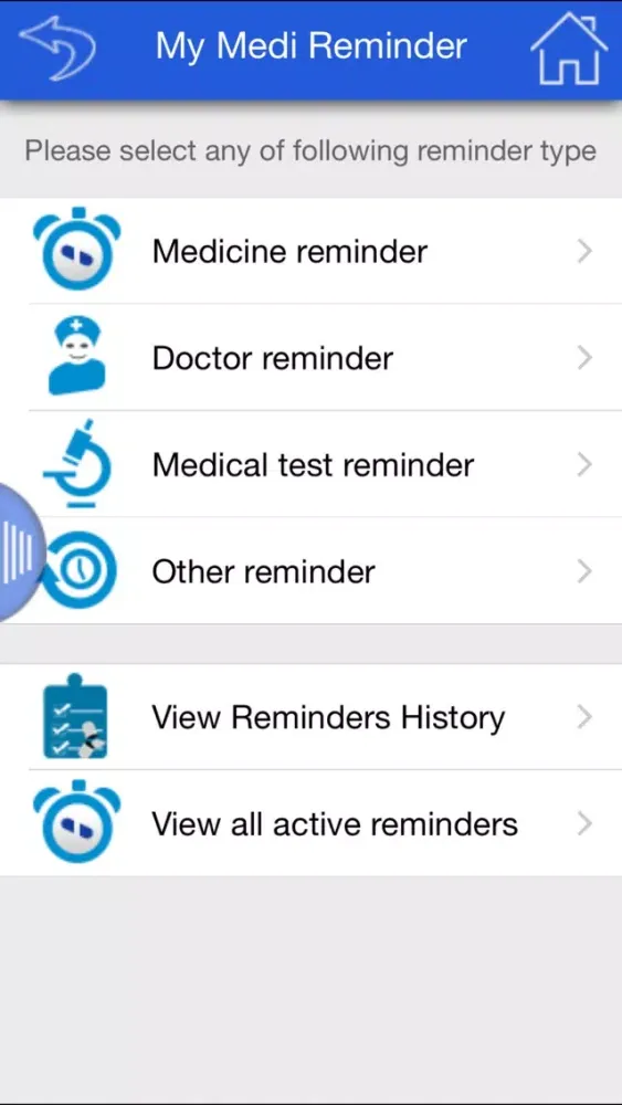Screenshot di MediCare