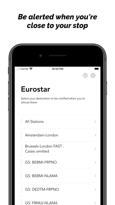Eurostar Destinations Screenshots