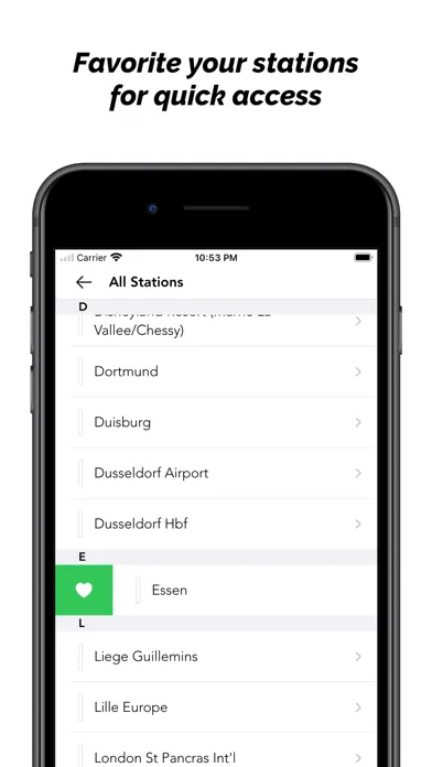 Eurostar Destinations Screenshots