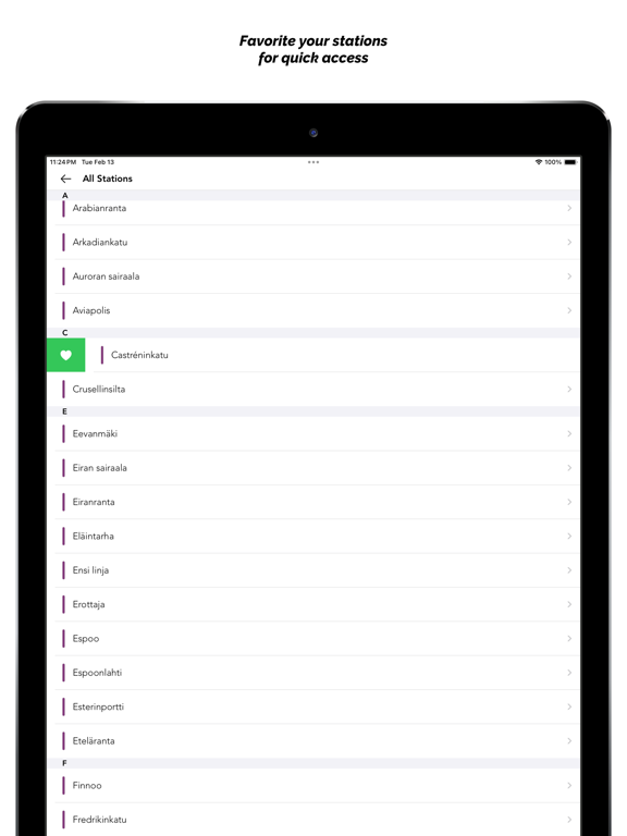 Zrzuty ekranu HSL Destinations iPad 
