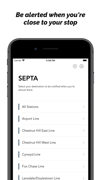 ภาพหน้าจอของ SEPTA Destinations - Arrive