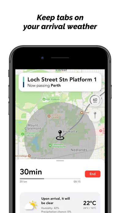 Transperth Destinations سکرین شاٹس