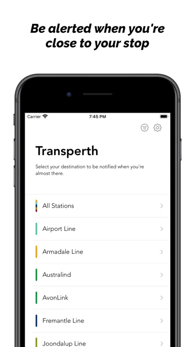 Transperth Destinations سکرین شاٹس