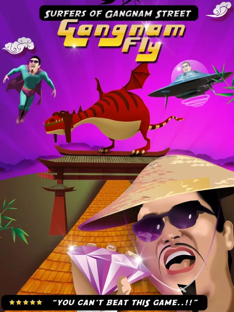 Gangnam Fly Surfers iPad  Screenshots