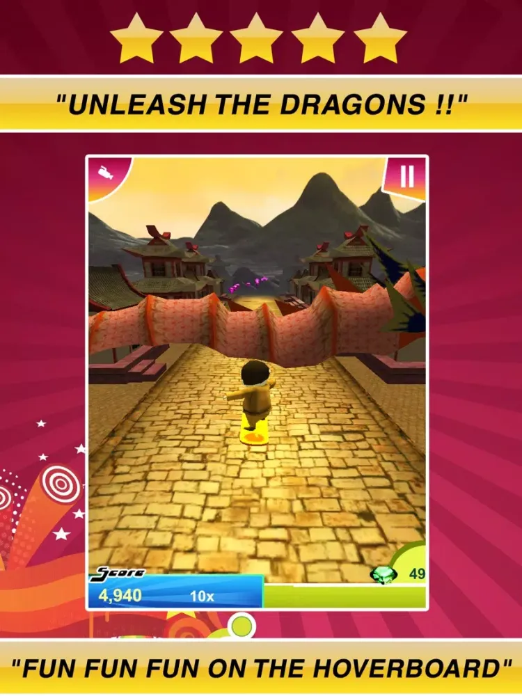 Gangnam Fly Surfers iPad  Screenshots