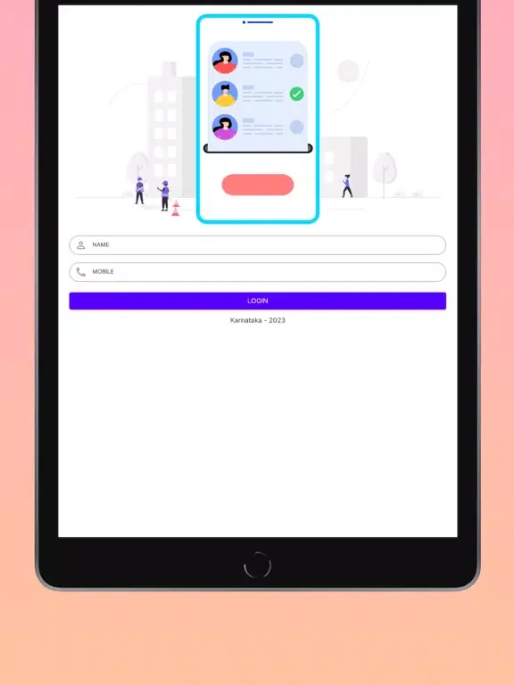 Volunteer Management System iPad  Screenshots