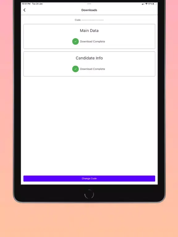 Volunteer Management System iPad  Screenshots
