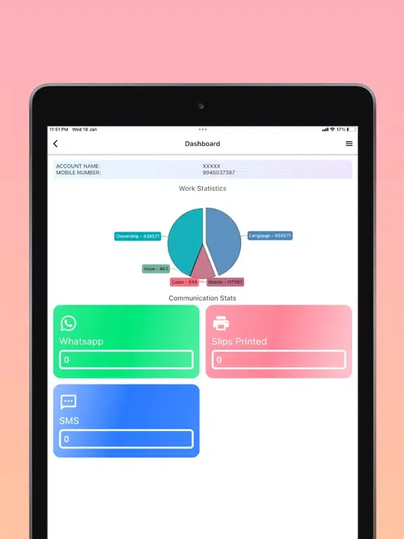 Volunteer Management System iPad  Screenshots