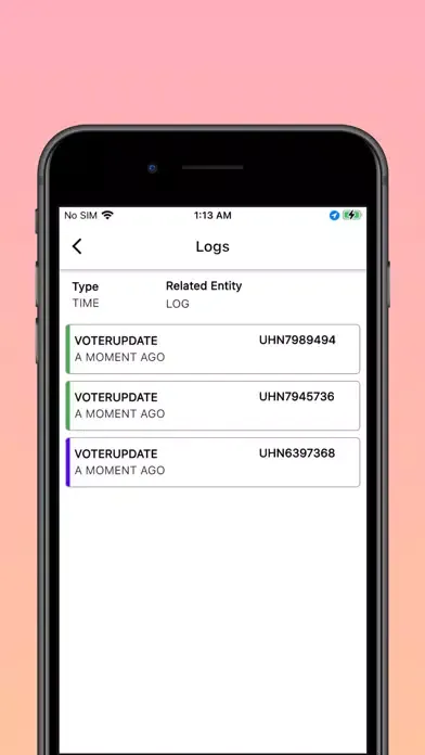 Volunteer Management System Screenshots