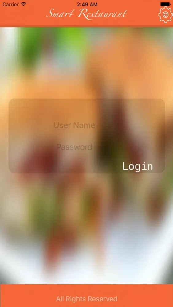 Capturas de tela do Smart-Restaurant
