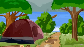 Capturas de tela do Forest Camp Escape Game