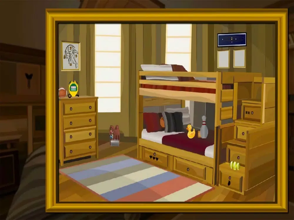 ภาพหน้าจอของ Bunk Room Escape iPad 