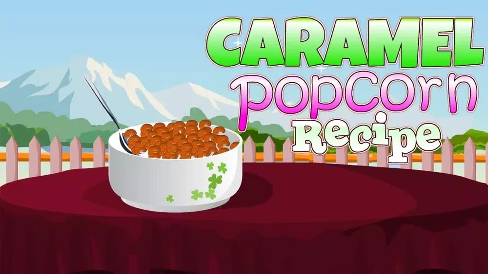 Ảnh chụp màn hình của Caramel Popcorn Recipe