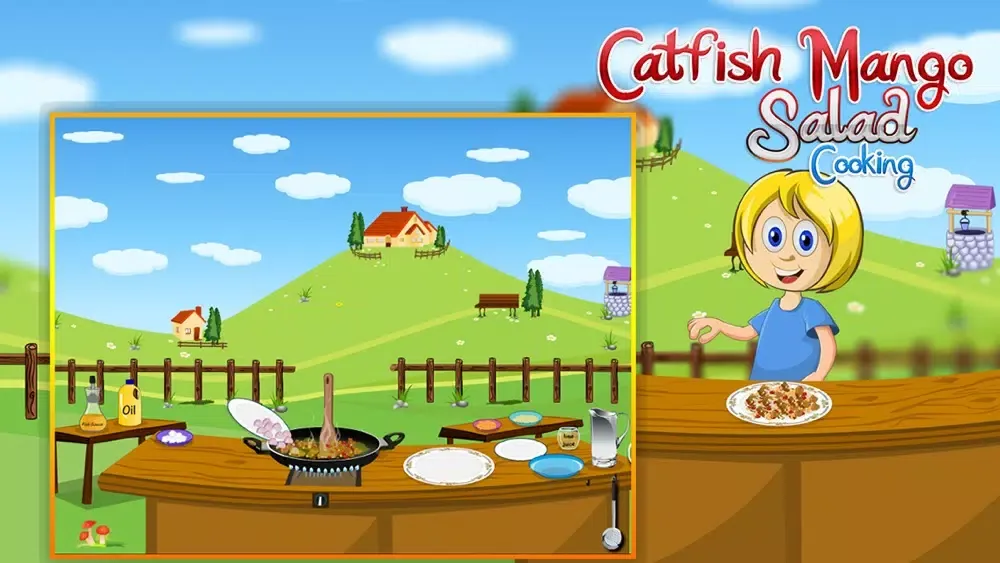 Tangkapan layar Catfish Mango Salad Cooking