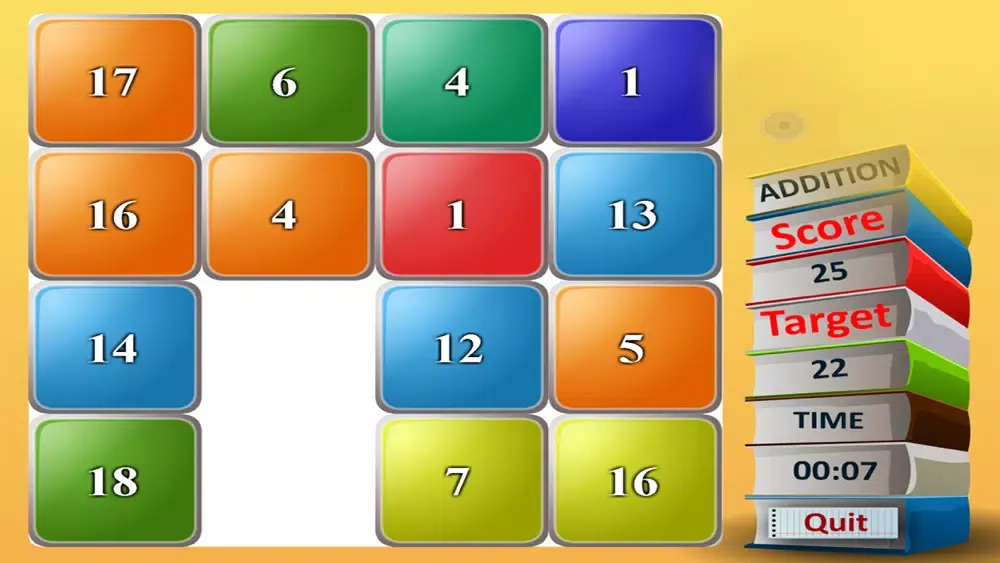 Ảnh chụp màn hình của Kids Math Maniac Lite